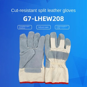 Guanti in Pelle Spaccata Resistenti al Taglio - Product Image 3
