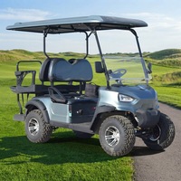 Voiturette de golf électrique 3-4 places à forte capacité de montée, buggy routier, contrôleur intelligent, vitesse 30-50 km/h, autonomie 90 km, pente de 25 degrés