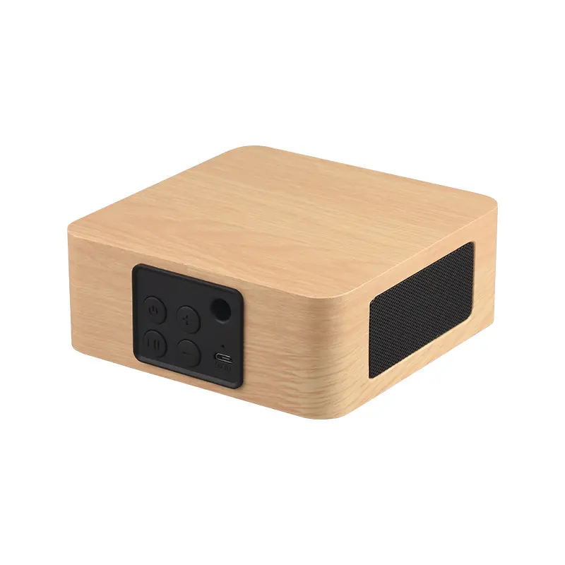 New Q1A wooden desktop subwoofer portable retro speaker