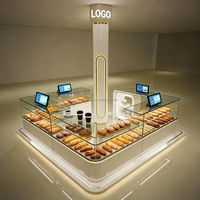Café automatique personnalisé en bois sur la plage Table d'extérieur moderne préfabriquée rose Fabricant Kiosque de café-bar