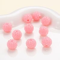Perles en résine acrylique transparentes et de couleur AB de 8 mm à 20 mm pour accessoires de bijoux - Collier, porte-clés, boucles d'oreilles, bracelet