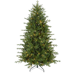 Árbol de Navidad de lujo encriptado Árbol verde de Navidad Led artificial Árbol de Navidad verde 100% pe - Product Image 1