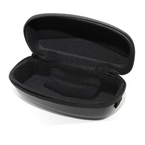 Đen Seashell cổ điển bán cứng Kính Mắt kính mát trường hợp sang trọng PU da dây kéo trường hợp với biểu tượng tùy chỉnh kính bao bì hộp - Product Image 6