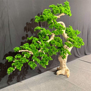 Grande Albero Bonsai Artificiale <span class=keywords><strong>Verde</strong></span> Naturale da 1M 2M 3M per Interni ed Esterni, Pianta di Pino Artificiale per Decorazione Giardino - Product Image 6