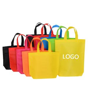 กระเป๋าหิ้วช้อปปิ้งแบบไม่ทอเคลือบลามิเนต พิมพ์โลโก้ตามสั่ง รีไซเคิลได้ เป็นมิตรกับสิ่งแวดล้อม - Product Image 3