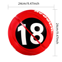 Ballon de basketball professionnel personnalisé en caoutchouc pour jeunes et femmes, vente en gros OEM