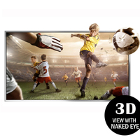 Lecteur de publicité 3d à œil nu Résolution HD 4k Moniteur d'affichage portable 3D sans lunettes