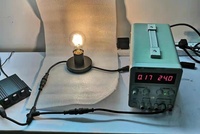 Ampoule LED Edison E27 en verre à faisceau de 360 degrés, blanc chaud doux 2700K, 4W, contrôlée par DMX512