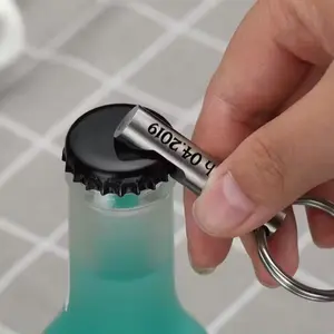Personalized Bartender Gifts Engraved Bottle Opener Whistle Keychain For Wedding Favors