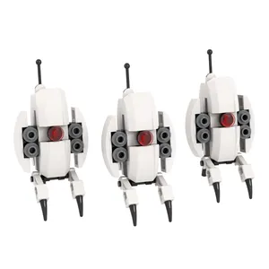 새로운 포털 가드 로봇 모델 플라스틱 빌딩 블록 세트 어린이 모델 퍼즐 장난감 96pcs