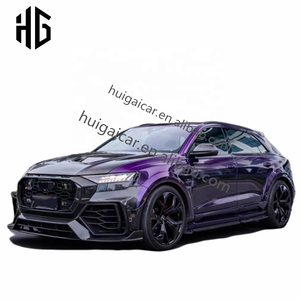 Venta caliente Mitad de carbono Msy Body Kit para <span class=keywords><strong>Audi</strong></span> <span class=keywords><strong>Q8</strong></span> 2018-2022 actualización RSQ8 modelo delantero parachoques trasero montaje Auto Accesorios - Product Image 2