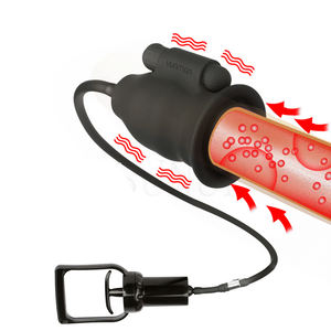 Scatola personalizzata gratuita per adulti giocattolo del sesso per uomini Glans Trainer maschio masturbatore del pene vibratore - Product Image 1