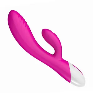 Hot phổ biến thêm lớn thỏ Vibrator dildo USB có thể sạc lại đa tần số nữ thủ dâm G tại chỗ thỏ Vibrator