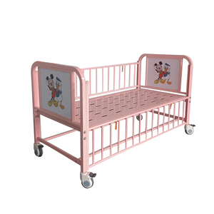เตียงเด็กปรับระดับได้ สีชมพู ทนทาน ราคาประหยัด สำหรับเด็กผู้หญิง ขาย - Product Image 1
