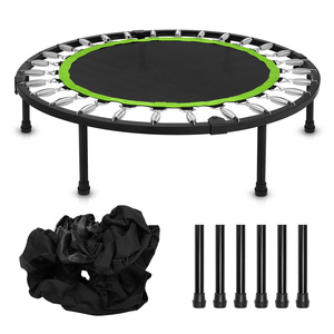 Minitrampolín con borde de esponja, trampolín redondo de seguridad, <span class=keywords><strong>Protector</strong></span> de resorte, 38-48 pulgadas - Product Image 3