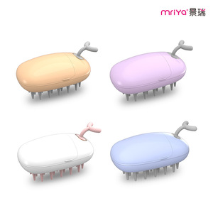 Mriya Scalp Medication Applicator Soft Tooth Massage Comb White 105mmx61mm For Hair Care And Loss Prevention - Product Image 2