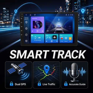 เครื่องเล่นมัลติมีเดียในรถยนต์ระบบแอนดรอยด์ HD Connect ขนาด 9 นิ้ว พร้อมบลูทูธ 5.0 หน้าจอสัมผัส ระบบนำทาง GPS ติดตั้งบนคอนโซลรถยนต์ สีดำ - Product Image 4