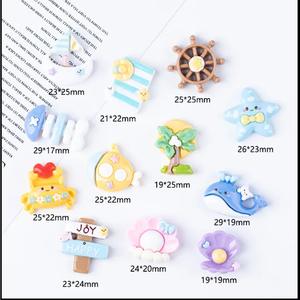 Lot de 25 coques de téléphone DIY en résine marine avec motifs bouleau, <span class=keywords><strong>voilier</strong></span>, coquillage et arbre, pour bébés de 0 à 24 mois, expédié depuis les États-Unis - Product Image 4