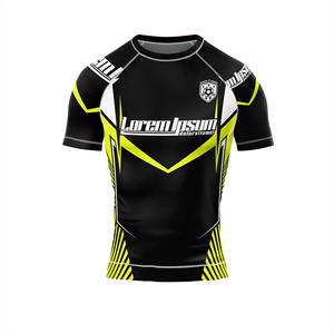 Maglietta Sportiva Nera da Muay Thai con Stampa Tigre |   Abbigliamento Traspirante ad Asciugatura Rapida Anti-UV per Arti Marziali, Allenamento MMA, Sportivo da Uomo - Product Image 3