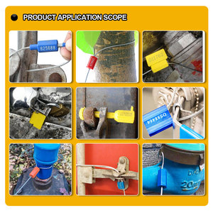 Sello de bloqueo de doble <span class=keywords><strong>cable</strong></span> de 1,8mm, sello de <span class=keywords><strong>cable</strong></span> antirrobo para transporte de vehículos para camiones, furgonetas y camiones cisterna - Product Image 5