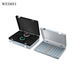 WEIMEI Wholesale Pu <b>Large</b> Capacity Elegant Velvet Jewelry <b>Box</b> Custom Travel Storage for Personalized Watch Ring Earring <b>Gifts</b> - Product Image 5