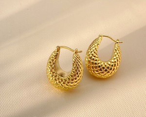 Pendientes de Oro de 18K Xinfly, Pendientes de Oro Real Au750, Pendientes para Mujer, Joyería Fina para Bodas, Uso Diario, Regalo - Product Image 3