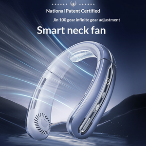 Nuevo Ventilador Portátil de Cuello, Recargable por USB, Compacto, Silencioso, Sin Aspas, Manos Libres, Protección Contra Golpes de Calor - Product Image 2