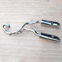 Nouveau kit d'échappement complet double Fupower 100% testé avec une tolérance de précision +/-0,01 mm pour Yamaha Raptor 700 EVO R 15-24