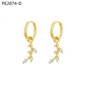 ต่างหูแฟชั่น DE ARO COLGANTE PE2874 สำหรับผู้หญิง เครื่องประดับคุณภาพสูง - Product Image 2