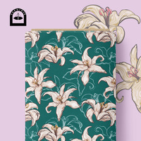 Tissu en coton floral Topoints pour robes, impression numérique, motifs personnalisés AFA