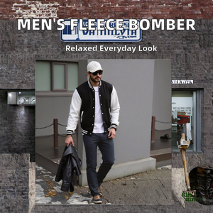 Chaqueta Bomber de Béisbol para Hombre, Estilo Transfronterizo, Primavera Otoño, Forro Polar, Clásica, Holgada, Casual, con Botones y Estampado de Corazones - Product Image 2