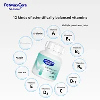 Suplemen nutrisi hewan peliharaan semua tahap Multivitamin suplemen kesehatan sehari-hari meningkatkan kondisi fisik kucing dan anjing