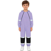 Service OEM disponible, combinaison de pluie pour enfants multicolores, imperméable et respirante, pour jouer dans l'eau