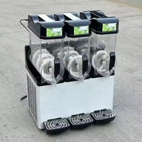 Distributeur de boissons gazeuses et froides à double cylindre commercial Distributeur de jus de fruits à 3 réservoirs