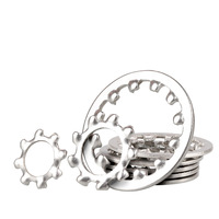 304 Stainless Steel Inner-Tooth Outer-Tooth Lock Washers Whitewashing Finish Multiple Sizes DIN 679 Daisy M2M30