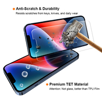 Protector de Pantalla de Hidrogel PET 0.35mm 125x196mm Láminas Transparentes HD para Teléfono, Reloj y Lentes, Máquina de Corte, Proveedor Mayorista