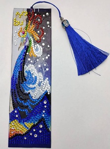 Marque-page DIY exquis en peinture diamant 5D avec strass, directement de l'usine, idéal pour un cadeau - Product Image 3