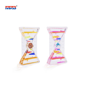 Minuterie de mouvement liquide sensorielle barboteur jouet minuterie liquide de couleur avec liquide à l'intérieur <span class=keywords><strong>sablier</strong></span> vers le haut - Product Image 2