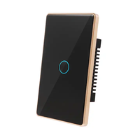 Promotion US AU 110V 240V Interrupteur intelligent WiFi tactile 1/2/3/4 voies avec cadre métallique pour système domotique Solution intelligente