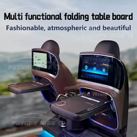 Table de divertissement pour sièges arrière Mercedes Vito Toyota Hiace MPV, écran tactile Android 12 1920x1080, kit intérieur