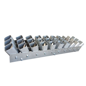 Bonheur 2 pouces 30 coups (10*3) supports de <span class=keywords><strong>mortier</strong></span> de feux d'artifice bougies romaines présentoir de feu d'artifice en aluminium - Product Image 5