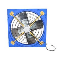 Ventilateur axial haute efficacité à faible bruit pour l'élevage laitier, équipement de refroidissement pour fermes bovines