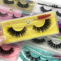Großhandel 3D und 5D Faux Mink Wimpern 15-20mm 25mm Vegane Weiche Nerz-Wimpern Großhandel mit Eigenem Logo