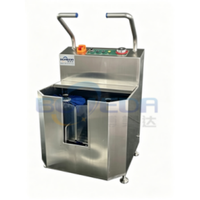 Station de nettoyage et de désinfection inductive pour chaussures, machine compacte de nettoyage de bottes, nouvelle pour l'hygiène des usines alimentaires et ateliers