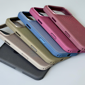 Étui de luxe L217 en tissu technique anti-traces de doigts pour iPhone 17 18 Pro Max, coque magnétique animée en tissu - Product Image 6