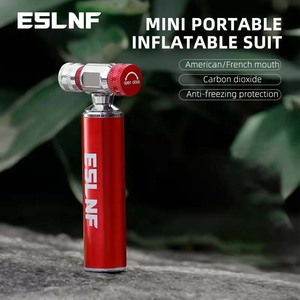 <span class=keywords><strong>Pompe</strong></span> à <span class=keywords><strong>CO2</strong></span> DWON pour vélo, adaptateur Schrader Presta, <span class=keywords><strong>pompe</strong></span> à vélo, gonfleur, aluminium, tube de pneu, mini taille, pompes à vélo <span class=keywords><strong>VTT</strong></span> - Product Image 3