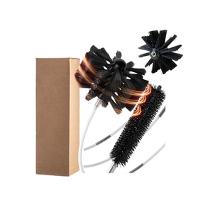Cepillo para tuberías con cerdas de nailon y varilla extendida para limpieza y mantenimiento de chimeneas - Product Image 2