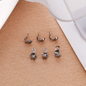 Double-ended Buckle Set 6-color Round <b>Metal</b> Plated DIY Jewelry Findings for <b>Bracelet</b> Necklace Making Accessories - Product Image 4