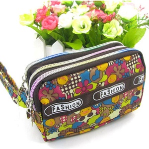 Low Price Water Proof Cloth for Colorful Girl's PU Travel Wallet Women <b>Purses</b> - Product Image 3