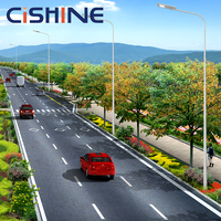Postes de Iluminación de Calle Octagonales de Acero Galvanizado Cishine de 15 pies, 20 pies, 25 pies, 30 pies, 35 pies, 40 pies, 5M, 6M, 7M, 8M, 9M, 10M, 12M, 14M, 15M